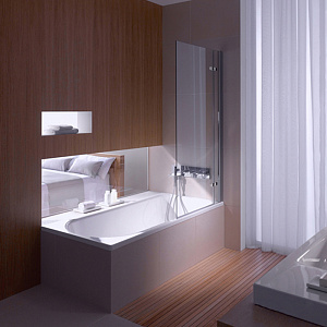 Ванна стальная Bette Ocean 170*80*45 BetteGlasur® Plus, с шумоизоляцией, перелив сзади, антислип